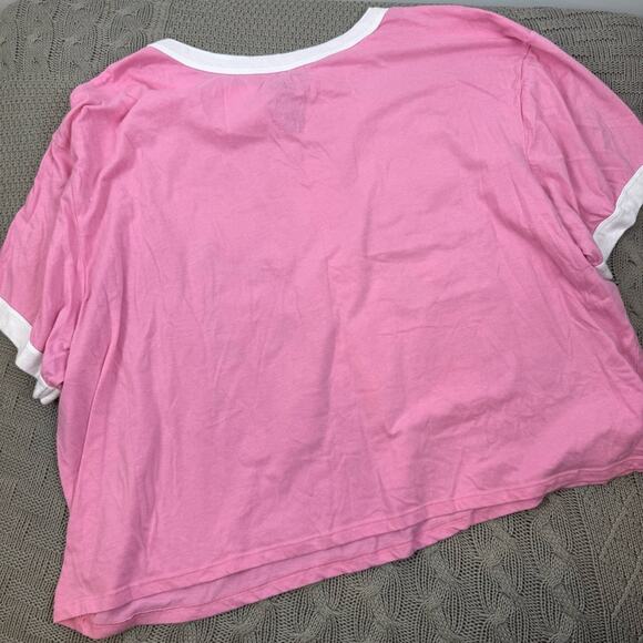 Barbie Pink and White Short Sleeve Tee & Short Set ~ XXXL, 22W/24W - Picture 8 of 14